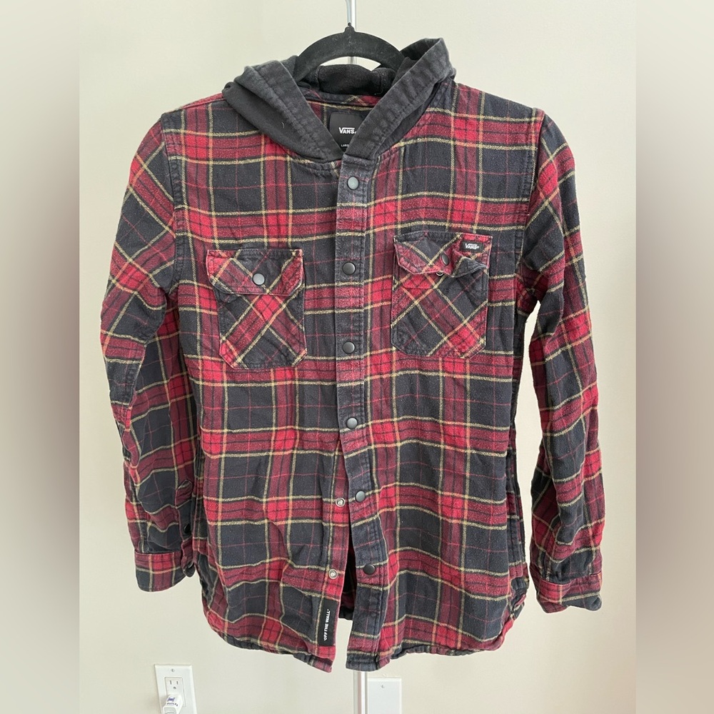Vans Hooded Long Sleeve Shirt